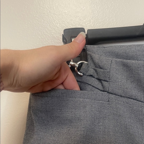 New York & Company Gray stretch Dress Pants with Silver Accents - Picture 5 of 12